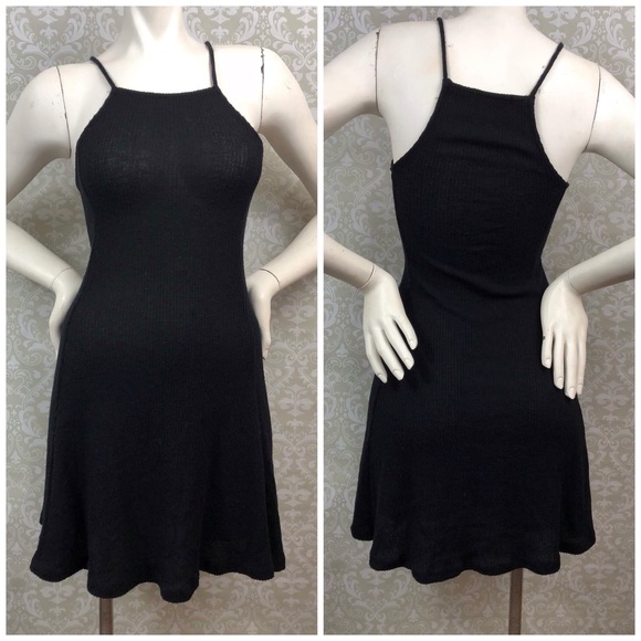 Brandy Melville Dresses & Skirts - 🇺🇸Brandy Melville One Size Black Knit Tank Dress